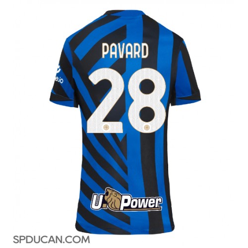 Zenski Nogometni Dres Inter Milan Benjamin Pavard #28 Domaci 2024-25 Kratak Rukav